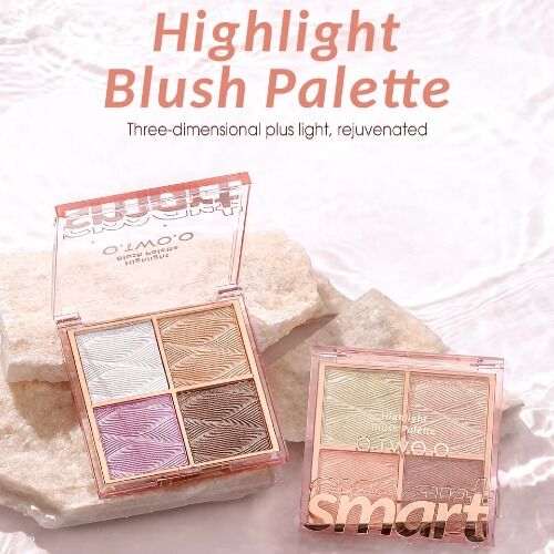O.TWO.O Highlighter & Blush Palette